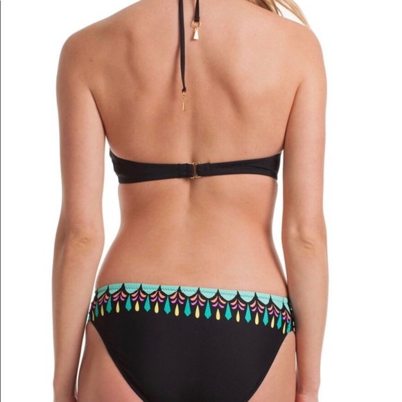 NWT Trina‎ Turk Starburst Shirred Side Hipster Sz 4 - Picture 2 of 6